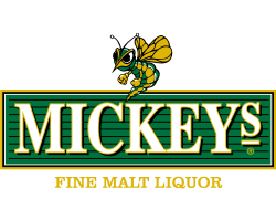 MICKEYs FINE MALT LIQUOR Embroidered Patch-6x6". 